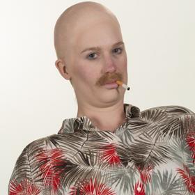 Homemade Baldcap, Mustache 